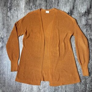 a new day Women's Rust Open Front Cardigan